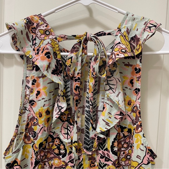 Free People Summer in Tulum Linen Blend Tunic - Picture 3 of 6